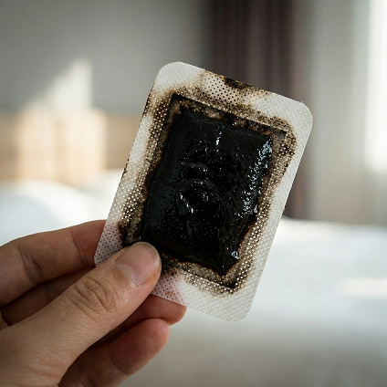 Plaster Kinoki po nocy — ciemny