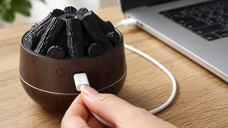USB podłączony do laptopa